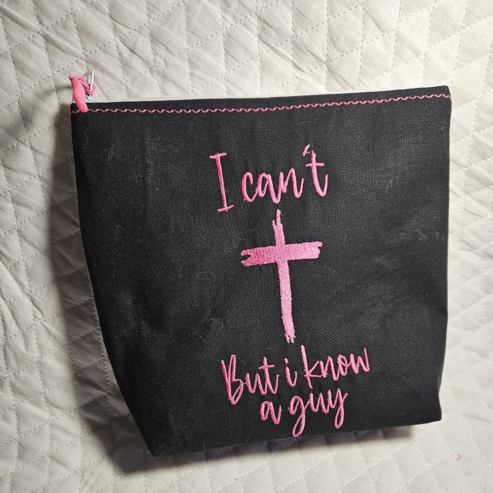 Black and Pink Travel Bag